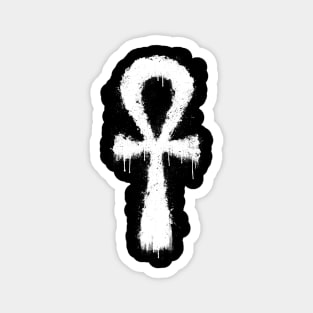 Egyptian Ankh Grunge Magnet