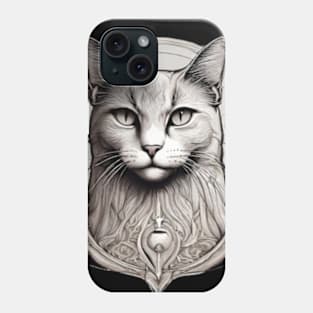 symbolism cat art pt4 Phone Case