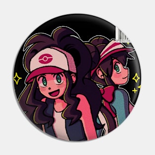 vaporwave anime aesthetic rosa hilda gen 5 video game Pin