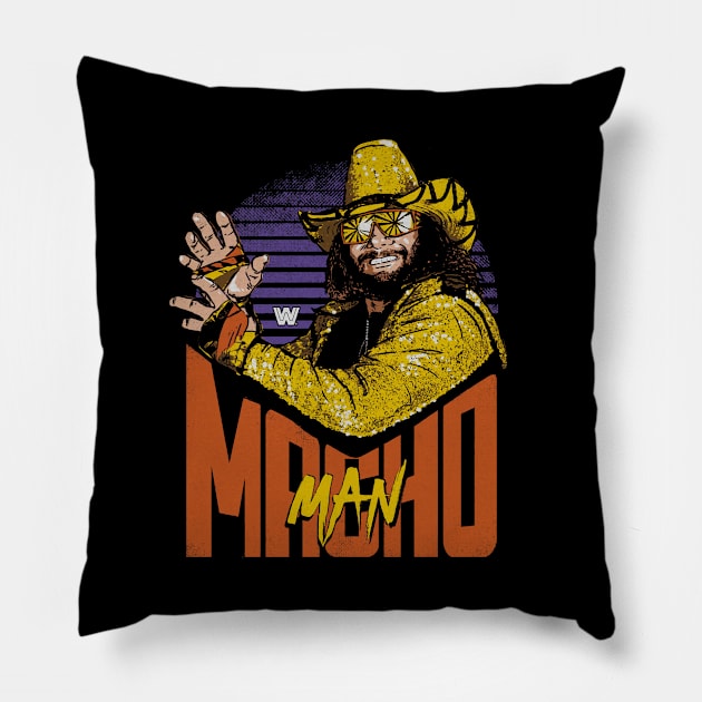 Macho Man Flex Pillow by MunMun_Design