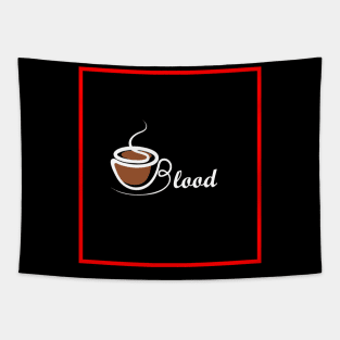 Blood coffee Tapestry