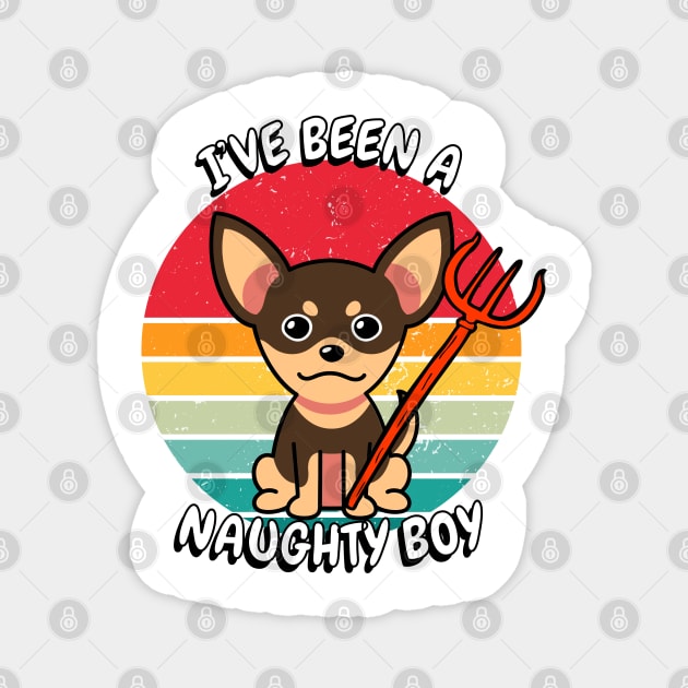 ive been a naughty boy - small dog Magnet by Pet Station