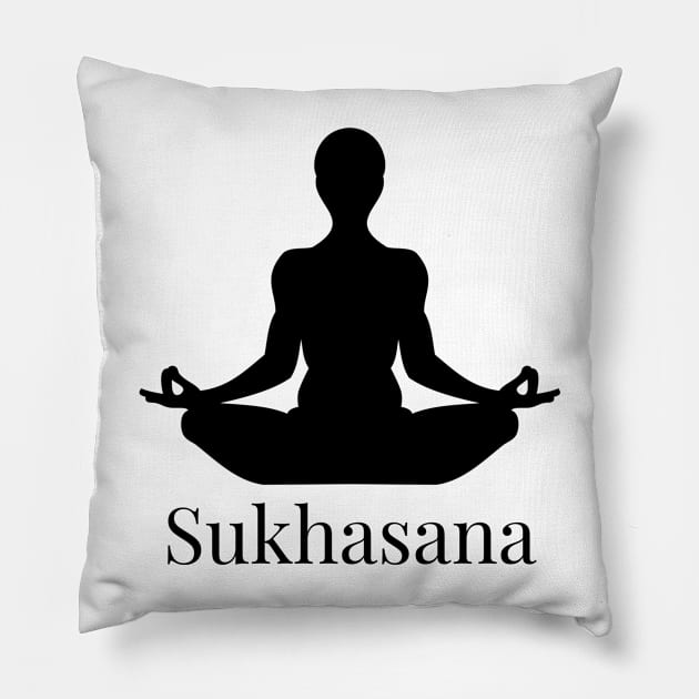 Sukhasana Pillow by Let's Yoga Anywhere