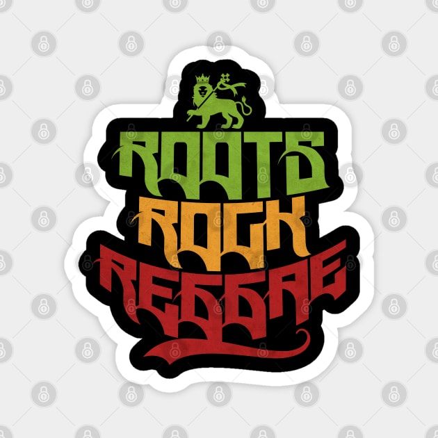 Roots Rock Reggae Magnet by CTShirts