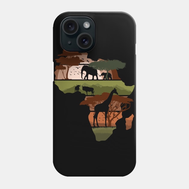 Africa Phone Case by Nerd_art