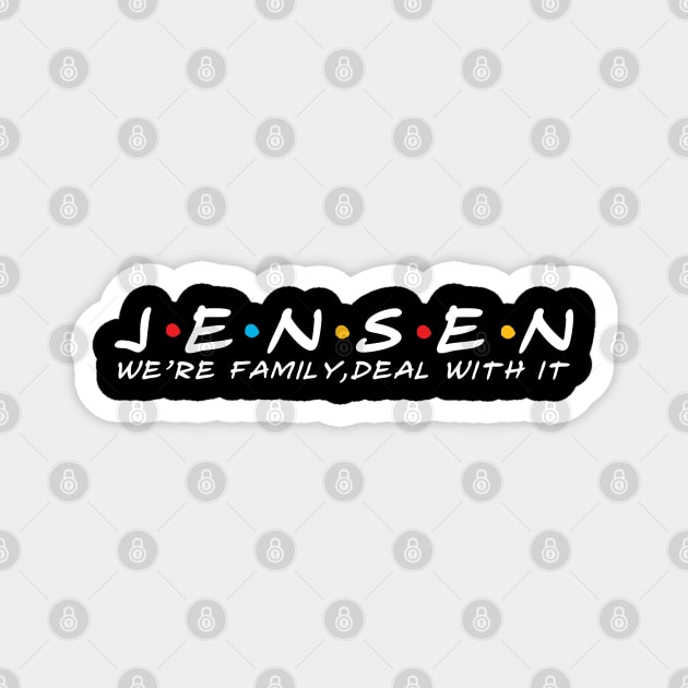 The Jensen Family Jensen Surname Jensen Last name Magnet by TeeLogic