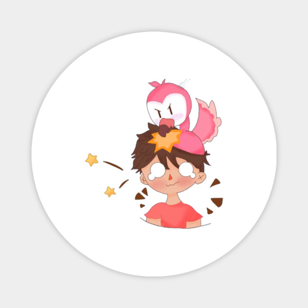 Albert Pecked Flamingo Albertsstuff Flamingo Magnet Teepublic Au - my albert flamingo accounts roblox