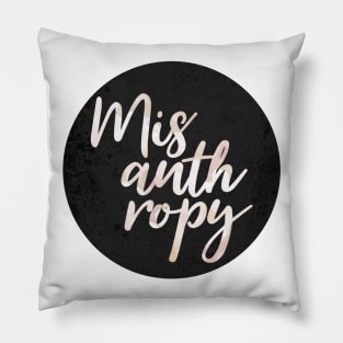 Misanthropy Pillow