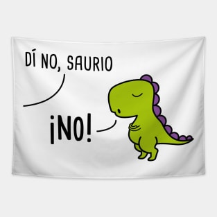 Di-No-Saurio Spanish Pun Tapestry