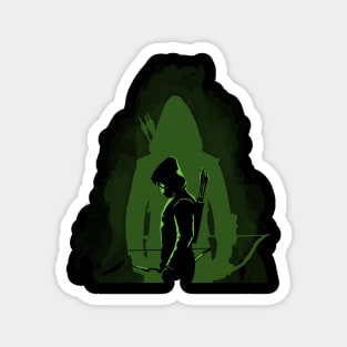 Arrow Green Shadow Magnet