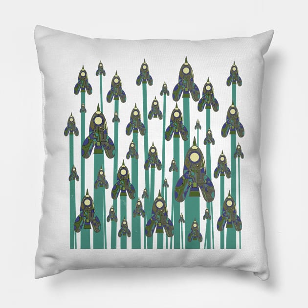 We all go far away Pillow by Nigh-designs