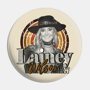 lainey wilson i love you vintage design on top Pin