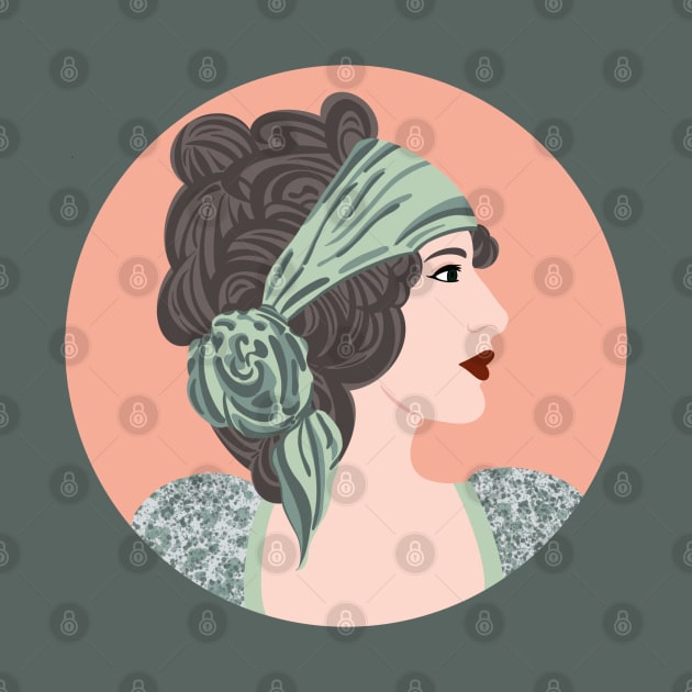 Romantic look of a vintage lady by Simplulina