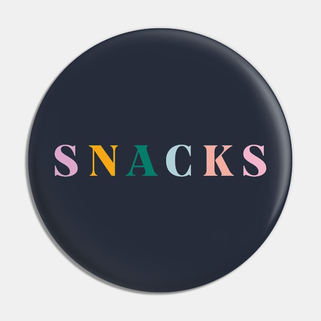 Snacks Pin by Duchess Plum