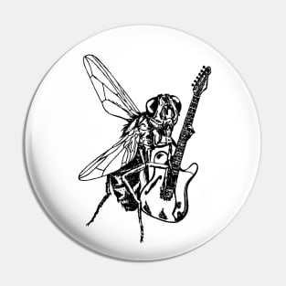 SEEMBO Fly Playing Guitar Guitarist Musician Music Fun Band Pin