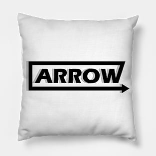 Black Arrow Pillow