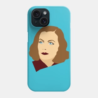 Greta Garbo Portrait Phone Case