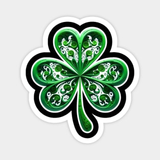 Small Green Shamrock Magnet