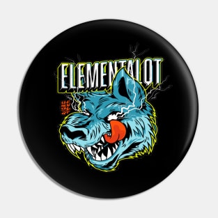 elementalqt wolf Pin