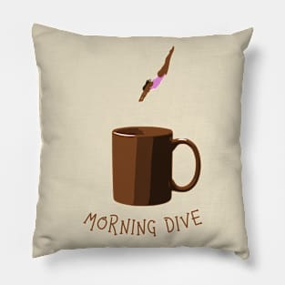 Morning dive Pillow