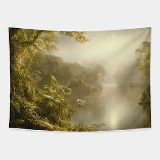 El Rio De Luz by Frederic Edwin Church Tapestry