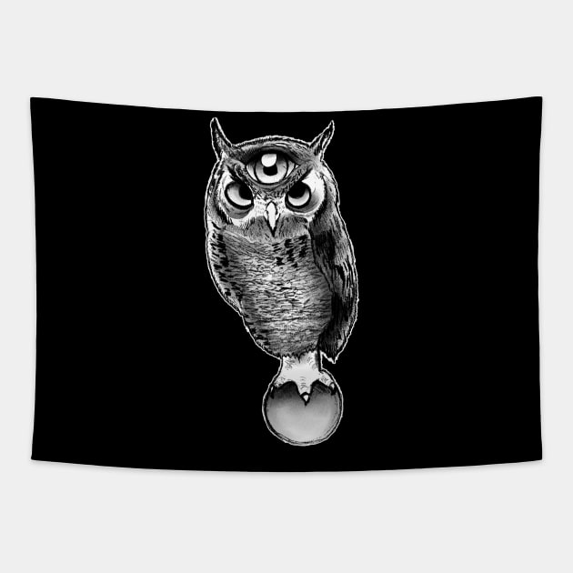 The Great Owl Tapestry by absolemstudio