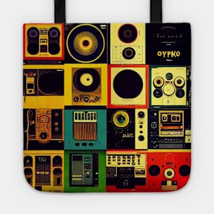 Records Tile Tote