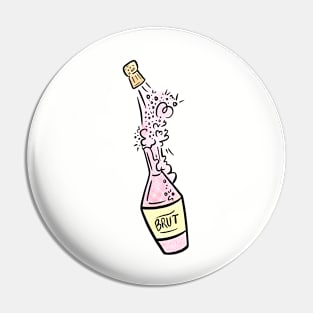 Popping bottles Pin