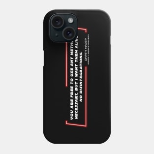 EP5 - DV - Disintegrations - Quote Phone Case