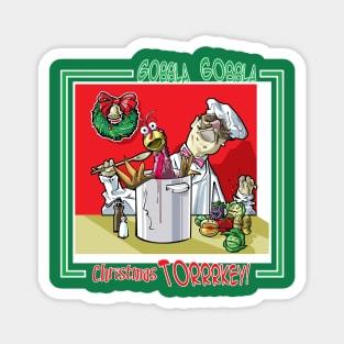 Christmas Chef Magnet