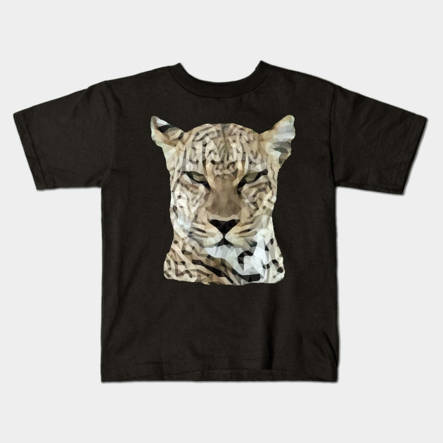 Leopard Polygon Kenya Africa Leopard Polygon A Big Cat In