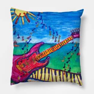 Barbados Rocks Pillow