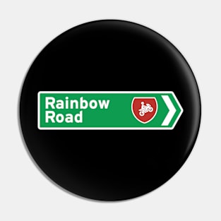 Rainbow Road New Zealand Tee Pin