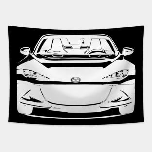 Mazda Miata MX5 IV Simple Sketch W Tapestry