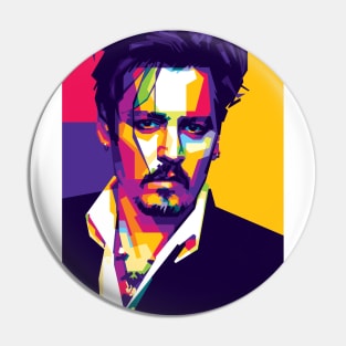 Johnny Depp WPAP Pin