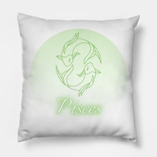 Spherical Zodiac Pisces Pillow