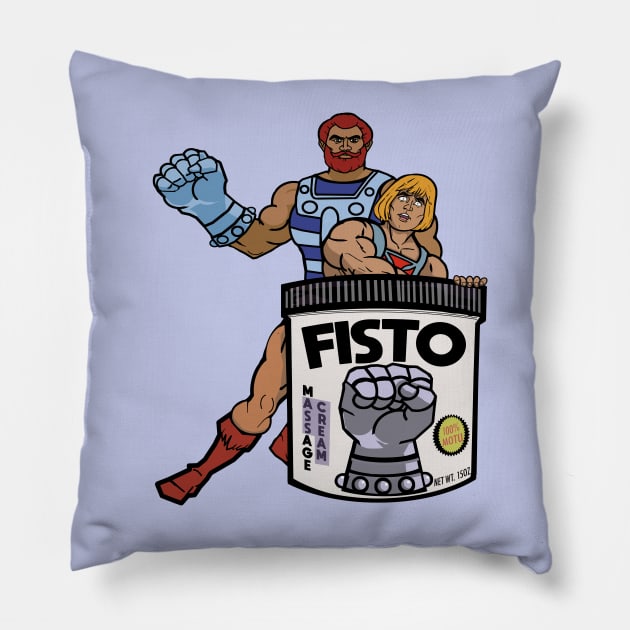 FISTO LUBE Original Formula! Pillow by scottsherwood