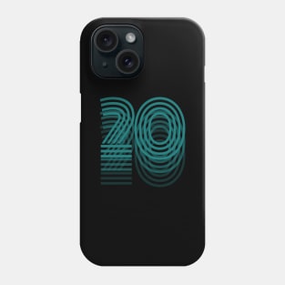 'Sporty Lucky Number 20' Awesome Lucky Number Gift Phone Case