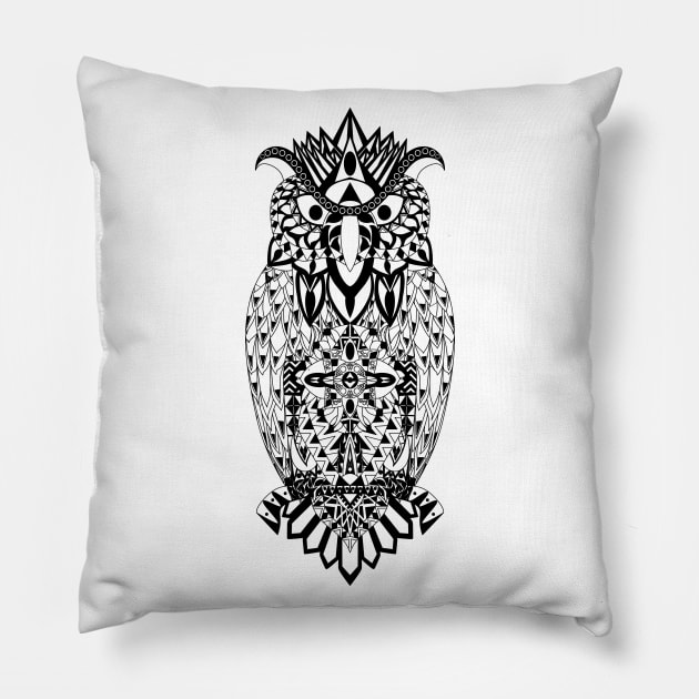 Buho 9 Pillow by jorge_lebeau