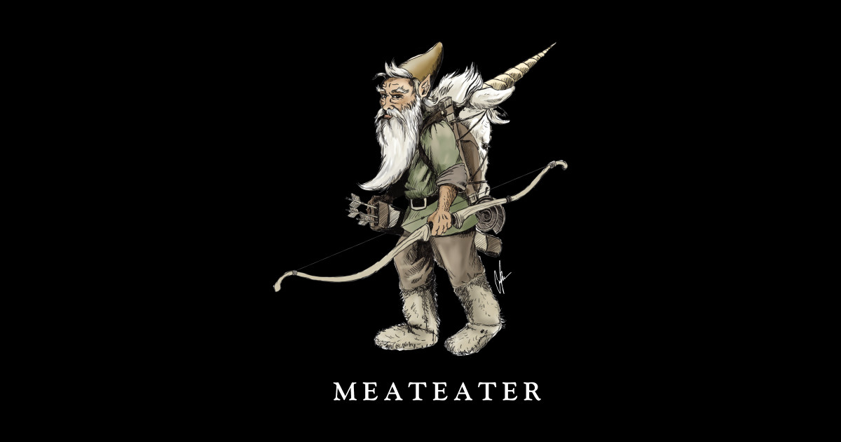 Meateater Gnome Packing Out A Unicorn Meateater Tv Show TShirt