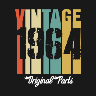 Vintage 1964 Original Parts Retro Vintage Birthday Gifts 56s T-Shirt