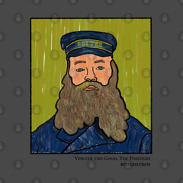 Vincent van Gogh The Postman Classical Art Memes by Wo:oM Atelier