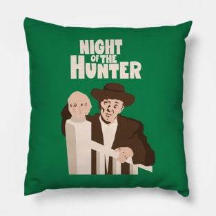 The Night of the Hunter: Robert Mitchum's Iconic Performance Pillow