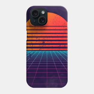 80s Synthwave Aesthetic Phone Case