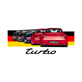 Shift Shirts Turbo Generations – 911 Turbo Inspired T-Shirt