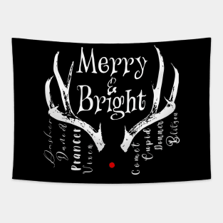 Merry and Bright in Light Font Tapestry