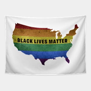 Black Lives Matter BLM Pride Tapestry