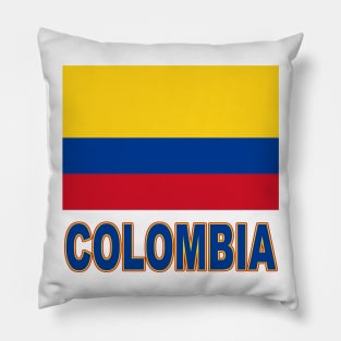 The Pride of Colombia - Colombian Flag Design Pillow