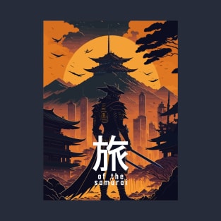 Futuristic Samurai: A Journey Through Time and Tradition T-Shirt