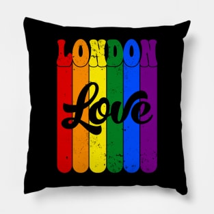 Paint the Town Rainbow Pillow